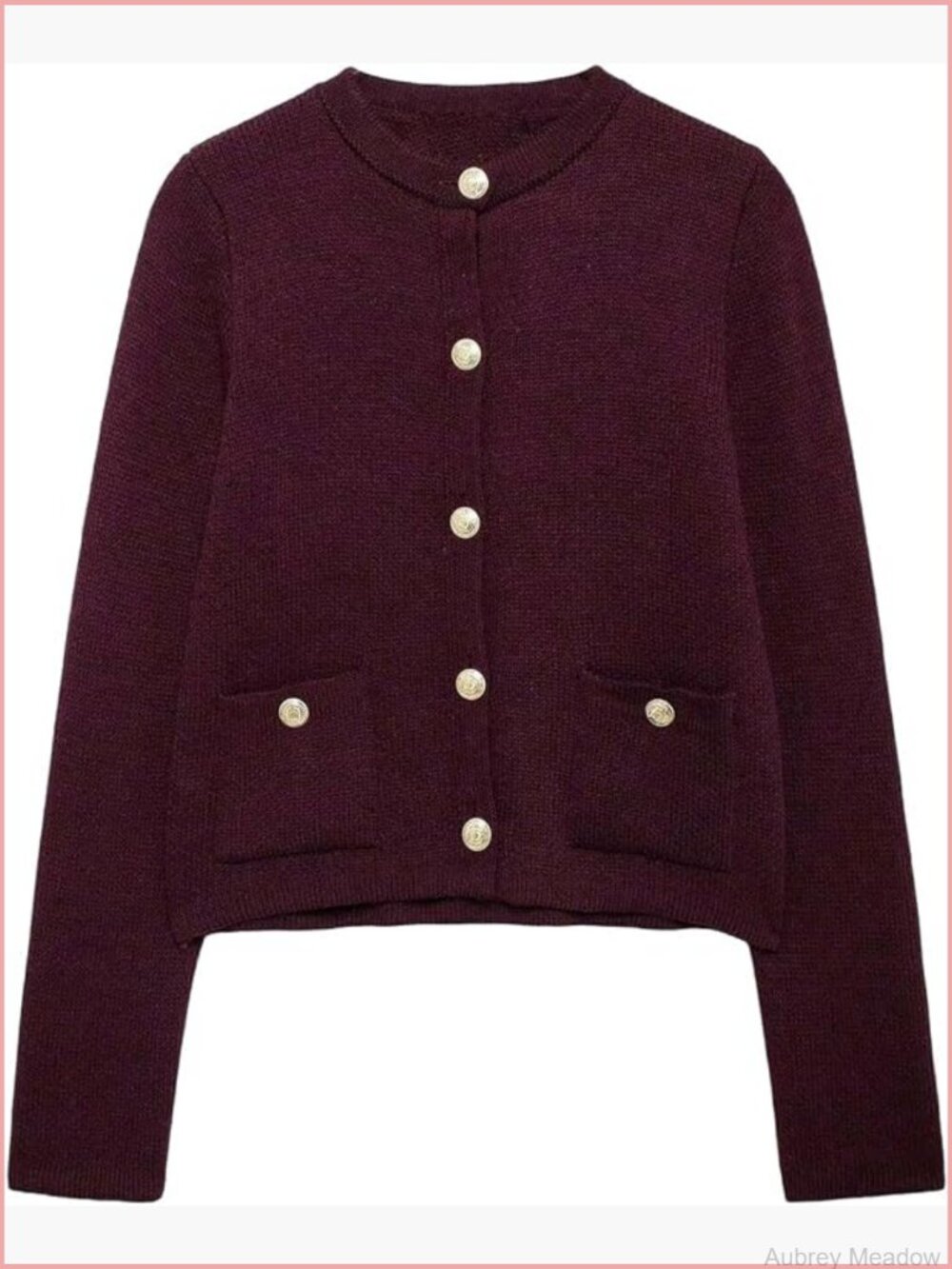 Womens Old Money Button Up Cardigan Sweater Formal Fall Outerwear with Pockets